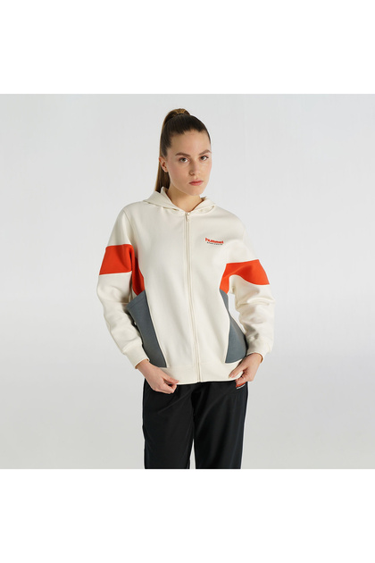 Pura Women's Ecru Hooded Jacket