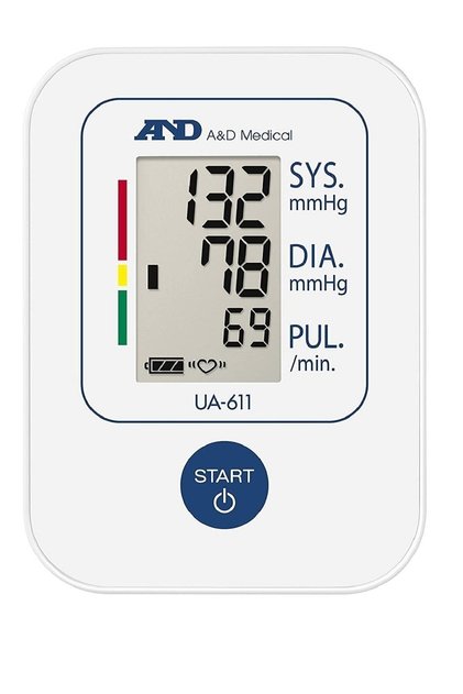 Ua-611 Digital Upper Arm Blood Pressure Monitor, White - Ua611