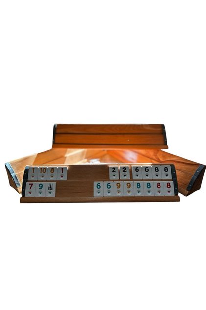 Large Size Polished Wooden Okey Set