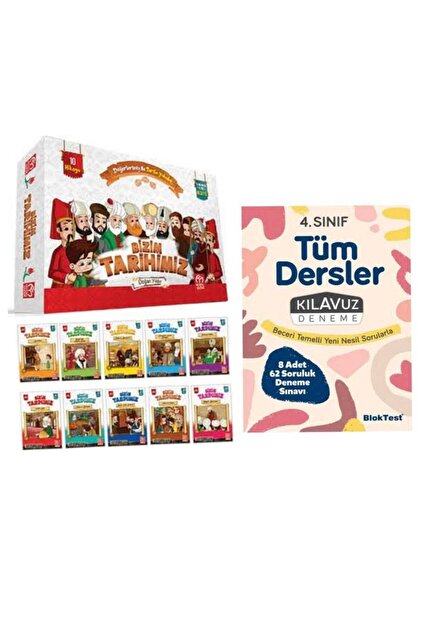 4. Class Bizim Tarihimiz Hikaye Seti + Tudem Deneme Seti