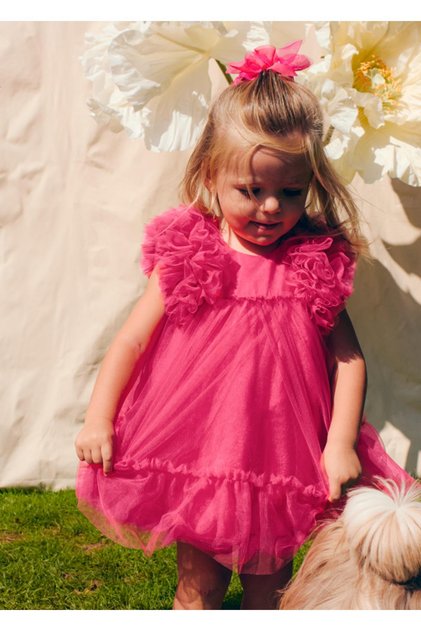 Abel&Lula Girl's Tulle Dress_Mnvs5029