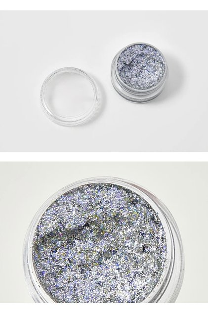 Jel Kıvamında Parlak Glitter - Tiny Grey Jel Glitter