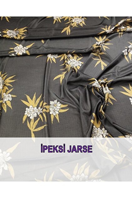 Black Jarset with Flower Pattern: 150