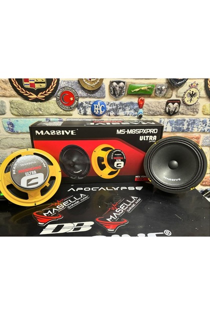 GÖZAX Massiv Ms-m85pro Ultra 20 Cm Midrange 500watt 200 Rms 1