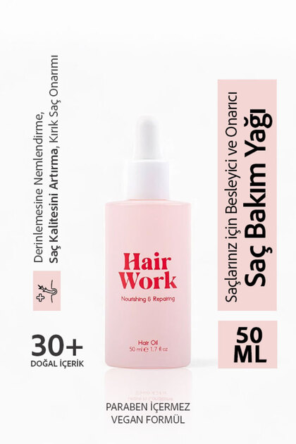 Besleyici Ve Onarıcı Saç Bakım Yağı 50 ml