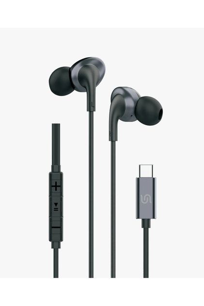 Soundtec Metal Earphones 10Mm Type C - Black