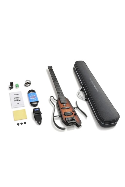 Donner HUSH-X Headless Traveller Elektro Gitar Seti (Sunburst