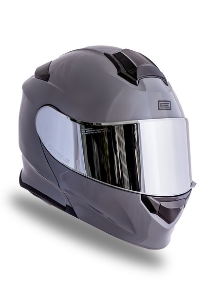 Delta Basic Nardo Gri Çene Açılır Kask ( Güneş Vizörlü )