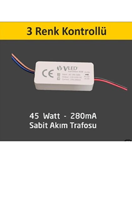 POWERR LED AYDINLATMA 120 Watt (40-60)x2W Sabit Akım 3 Renk Led
