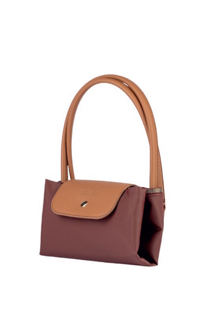 Arm-392 Claret Red Parachute Fabric Women's Shoulder Bag