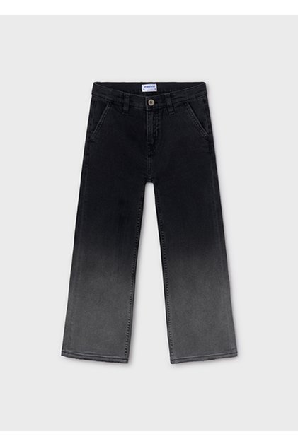 Girl's Wide Leg Trousers Black 7547