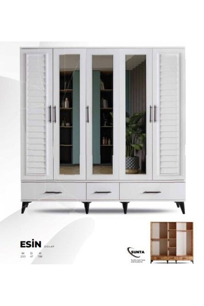 ESİN 5 KAPILI DOLAP