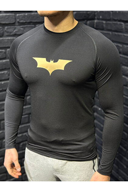  × BATMAN コンプレッションウェア M YHM Kısa Kollu Altın Batman Compression Tshirt - Fiyatı, Yorumları