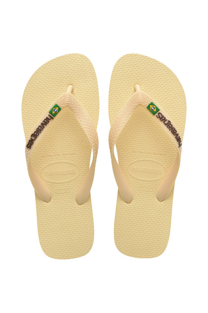 Brasil Logo Buttercream Women's Flip Flops