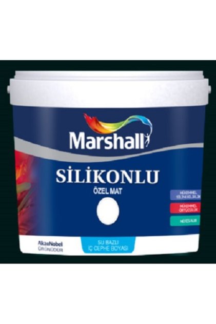 Silikonlu Özel Mat Duvar Boyası Beyaz