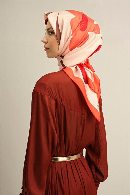 Floral Print Pure Silk Twill Scarf 9317D 31