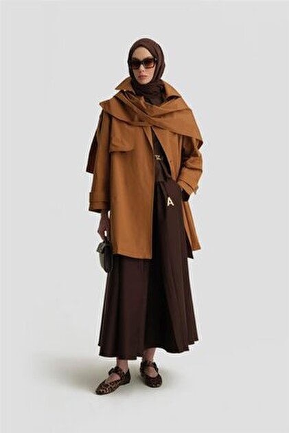 Armine Oversize Pardösü 24k8005 Camel - Fiyatı, Yorumları
