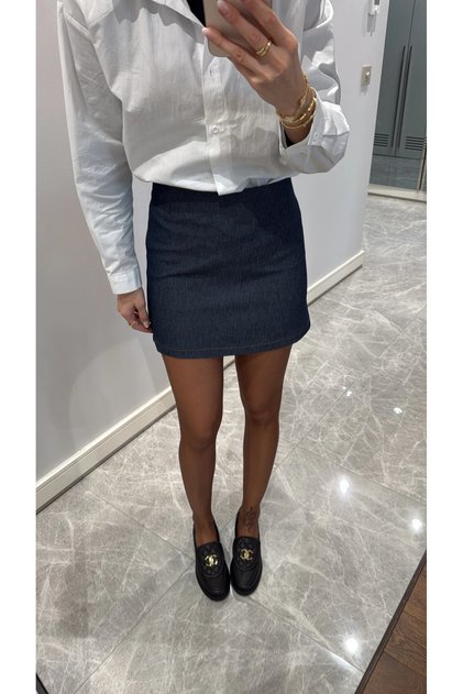 Denim Mini Skirt