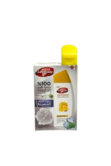 LIFEBUOY BODY WASH LEMON FRESH 300ML+KIT(YELLOW)