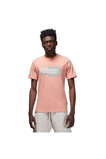 Nike M Brand Gfx Ss Crew 3 Erkek T-shirt Dm1426-824 Turuncu