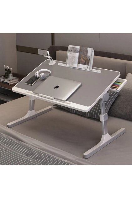 Çok Amaçlı Yükseklik Ayarlı Fanlı Laptop Standı Katlanabilir Soğutuculu Notebook Sehpası