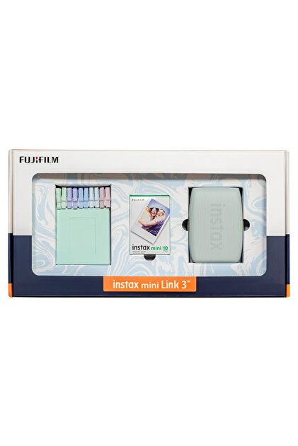 Fujifilm Instax Mini Link 3 Beyaz Akıllı Telefon Yazıcısı Bundle