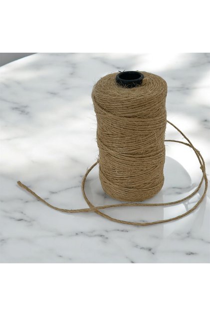 Linen Yarn / 1 Bobi̇n / Raw Yarn / Gift Wrapping Yarn / 120 Gr.
