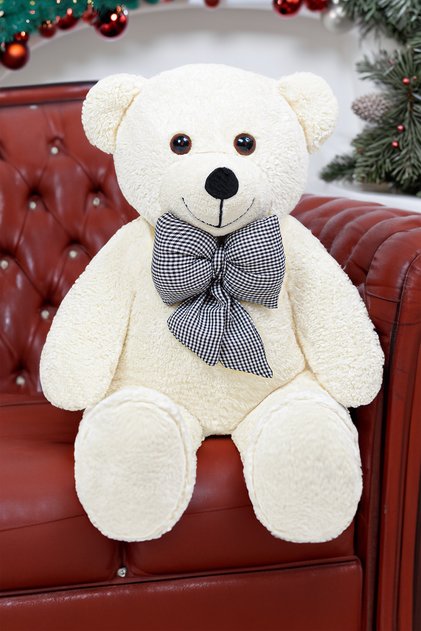 Cute Soft Teddy Bear with Bow Tie - Big Bear with Bow Tie Special for Lovers - Plush Teddy Bear