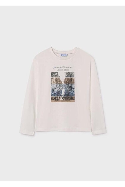 Tricou cu mânecă lungă pentru fete 7009