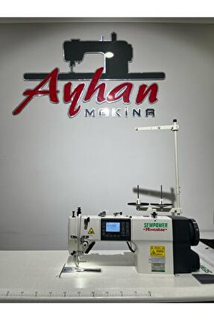 Yuki YUKİ YK-0303-D4 Çift Papuç Tek İğne Makine İplik Kesicili