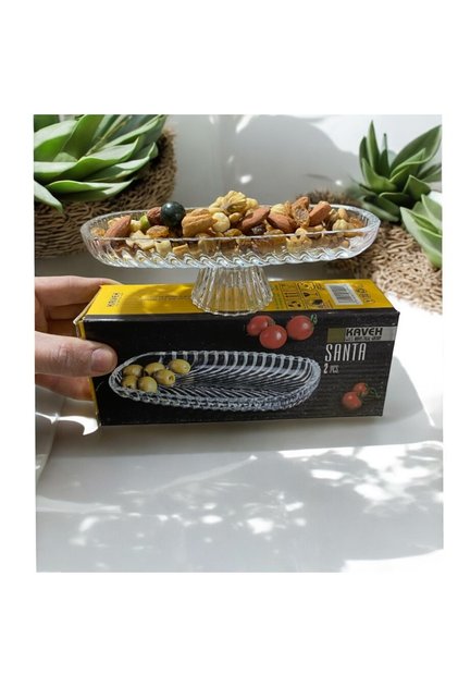 6 ADET Oval ayaklı cam sunumluk ayaklı çerezlik ayaklı mezelik ayaklı sunumluk
