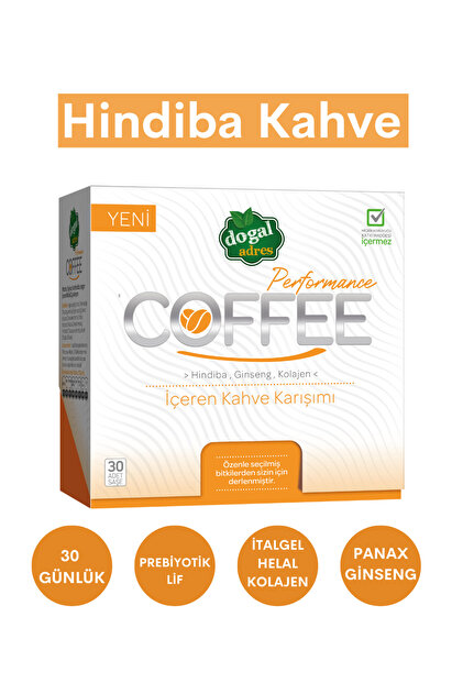 Doğal Adres Coffee - Diyete Destek Hindiba - Kolajen ve Ginseng
