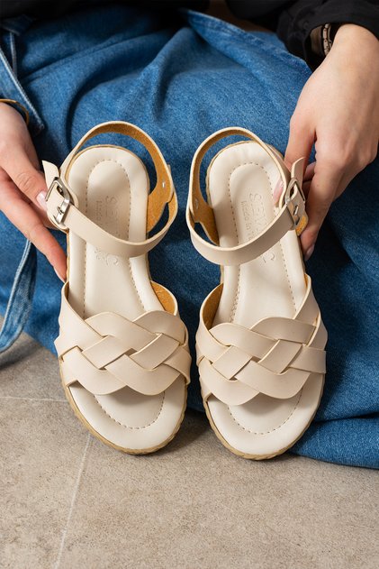 Γυναικεία Σανδάλια |   Σανδάλια Y Model με κουμπωτά |    Casual σανδάλια