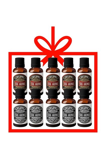 5 Pieces Red Malt Kit Flavor - 5 Pieces Black Malt Kit Flavor 50 ml Advantage Package