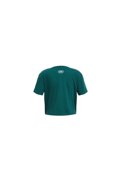 Girl's UA Crop Sportstyle Logo Short Sleeve1380878-449