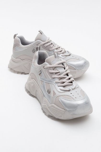 Lecce Silver Gray Women's Sneakers