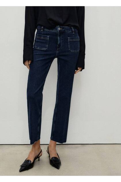 Cepli flare jean pantolon