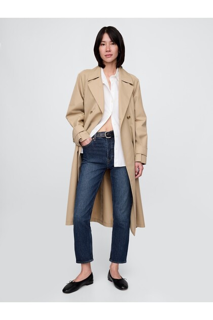 Kadın Mavi High Rise Cheeky Straight Washwell Jean Washwell