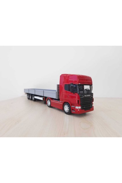 1/32 ölçek SCANIA R730 13.60 SAL DORSELİ TIR MAKETİ