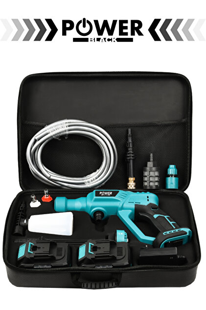 1204 [③11] 8cmCD HIGH PRESSURE 超お宝特典付き POWER BLACK 21v Yüksek Basınçlı Kömürsüz Motor Akülü Oto Araba