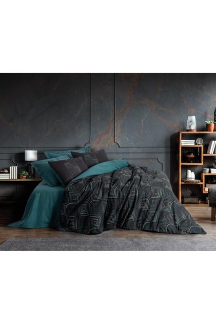 Dark Single Duvet Cover Noche Petrol 8680108071342