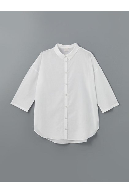 Lcw Dream Shirt Collar Women's Beach Dress (S5)