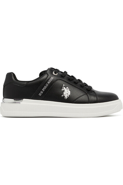 Women's Black Low-Top Sneakers - Designed for Style, Comfort & Versatile Look