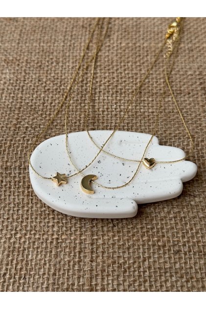 Kadın Minimal 3 Lü Set Kolye