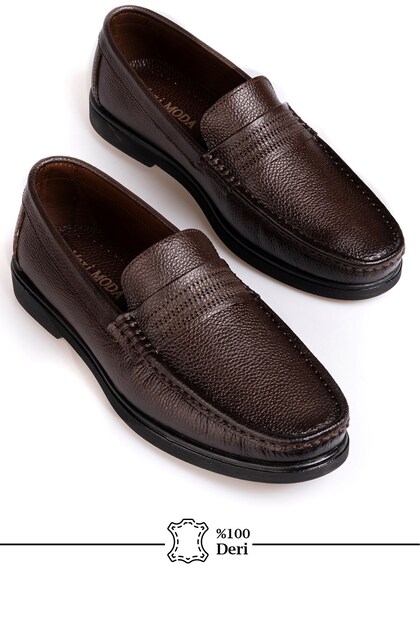 %100 Hakiki Deri, Extra Esnek, İç Dış Deri, Poli Tabanlı, İç Dış Deri Ayakkabı