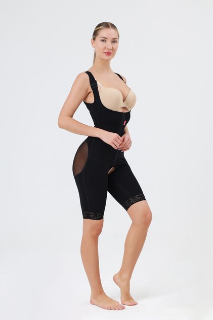 BBL LIPOSUCTION CORSET WITH BREASTOP KNEE TOP AND CLOSED BACK