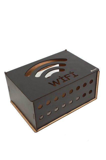 Dekoratif Modem Saklama Kutusu / Wifi / Siyah