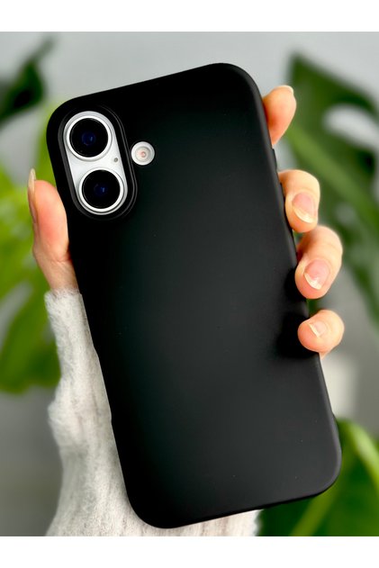 Iphone 16 Uyumlu Içi Kadife Esnek Silikon Leke Tutmaz Lansman Kılıf