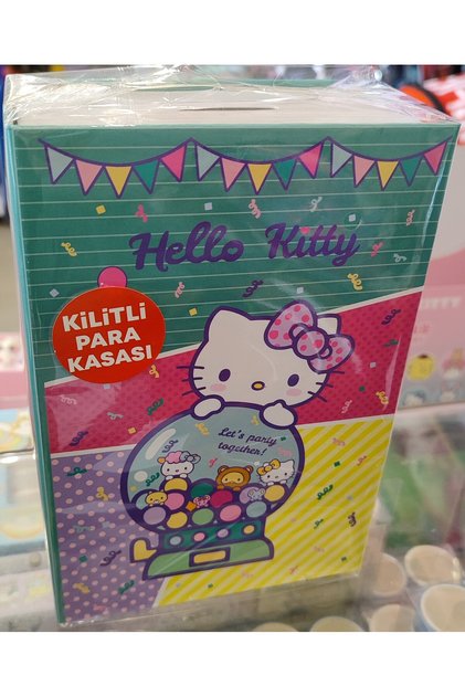 Hello Kitty Figured Steel Safe Piggy Bank Ad495