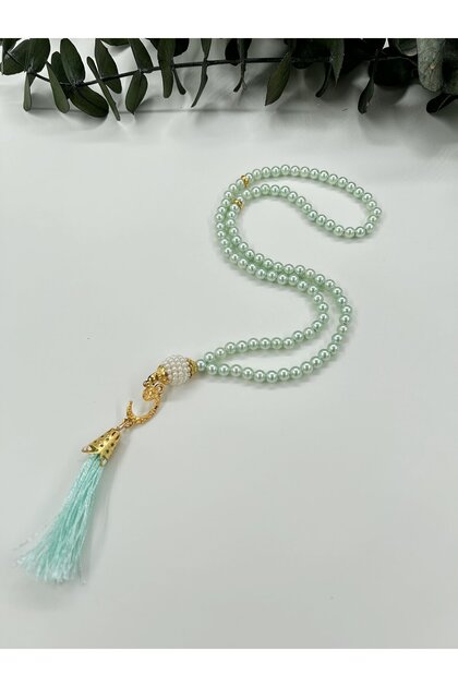 10 Gift Vav Tasseled Plastic Pearl Prayer Prayer Beads (Mevlit-Circumcision-Hajj-Umrah)